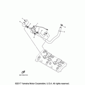Схема узла: Система индукции воздуха Yamaha FZ10/ MTN1000 FZ-10