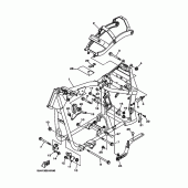 Схема вузла: Рама Yamaha XV1600 Wild Star