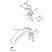 Схема вузла: Опція (ШАСІ) Yamaha XT600 XT600
