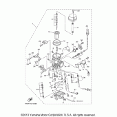Схема вузла: Карбюратор Yamaha XV1600 Road Star Silverado