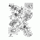 Схема узла: Крышки картера 1 Yamaha XV1700 Road Star Midnight Warrior