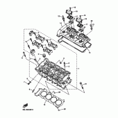 Схема узла: Цилиндр Yamaha YZF-R6/ YZF600 R6