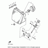 Схема вузла: Фара Yamaha XVZ1300 Venture Royale
