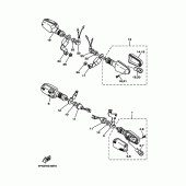 Схема вузла: Поворотники Yamaha TT250R TT-R