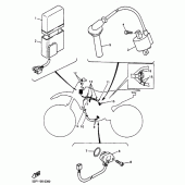 Схема вузла: Електроустаткування 1 Yamaha YZ426F