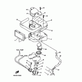 Схема вузла: Впускна система Yamaha TRX850