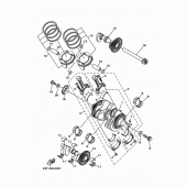Схема вузла: Колінчастий вал та Поршень Yamaha XTZ1200 Super Tenere