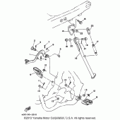 Схема узла: Stand - footrest Yamaha WR250 WR250Z
