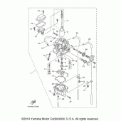Схема вузла: Карбюратор Yamaha TTR230 TT-R230