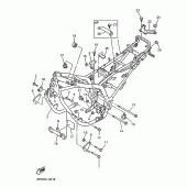 Схема вузла: Рама Yamaha XJ900 Diversion