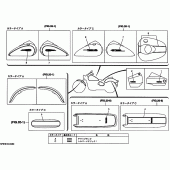 Схема узла: Эмблемы 3 (5PBH) Yamaha XVS1100 Drag Star