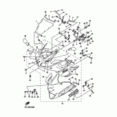 Схема узла: Облицовочные элементы 1 Yamaha YZF-R7 R7