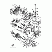 Схема узла: Промежуточная передача Yamaha XV1700 Road Star