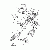 Схема узла: Крыло Yamaha XT660 XT660R