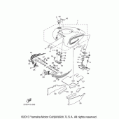 Схема вузла: Паливний бак Yamaha XV1900 Stratoliner S