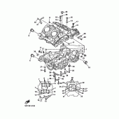 Схема вузла: Картер двигуна Yamaha XVZ1300 Royal Star Venture