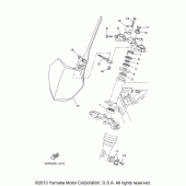Схема узла: Рулевой механизм Yamaha TTR125 TT-R125