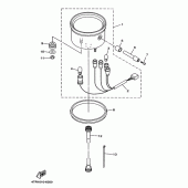 Схема вузла: Панель приладів Yamaha XVS400 Drag Star