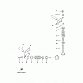 Схема вузла: Клапан Yamaha TTR125 TT-R125