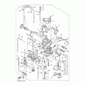 Схема вузла: Карбюратор Yamaha WR400F