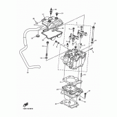 Схема вузла: Циліндр Yamaha YZ250 YZ250F