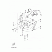 Схема вузла: Фара Yamaha YP400