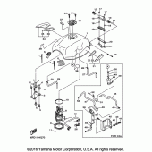 Схема вузла: Паливний бак Yamaha FZ6 FZ6R