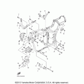 Схема вузла: Рама Yamaha XVS1100 V-Star Classic Coast (Cast Wheel)