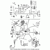 Схема вузла: Електроустаткування (2) Yamaha YZF600R Thundercat