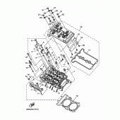 Схема вузла: Головка циліндра Yamaha XTZ1200 Super Tenere ES