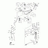 Схема вузла: Паливний бак Yamaha XVS1300 V-Star Classic