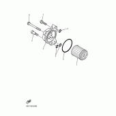 Схема узла: Масляный фильтр Yamaha YZ450F YZ450F