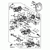 Схема узла: Карбюратор Yamaha YZF750 YZF750