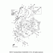 Схема вузла: Рама Yamaha XVS650 V-Star Classic