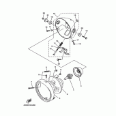 Схема вузла: Фари 1 (4DN5,6) Yamaha SRV250 Renaissa