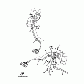 Схема узла: Пульт управления рулевой и Рычаг Yamaha XV1700 Road Star S