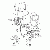 Схема узла: Облицовочные элементы Yamaha XT660 XT660Z Tenere