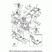 Схема вузла: Рама Yamaha XT250 XT250