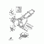 Схема вузла: Рама Yamaha TTR225 TT-R225