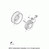 Схема вузла: Генератор Yamaha VMX17 V-MAX