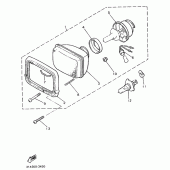 Схема вузла: Фара Yamaha XJ600 Diversion (S-TYPE)