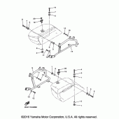 Схема узла: Saddlebag Mounting Yamaha XVS1300 V-Star Deluxe