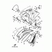 Схема вузла: Паливний бак Yamaha TTR125 TT-R125