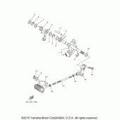 Схема вузла: Вал перемикання Yamaha XVS1100 V-Star Custom