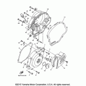 Схема вузла: Кришки картера 1 Yamaha TTR125 TT-R125
