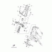 Схема узла: Рулевой механизм Yamaha XP500 T-MAX 530