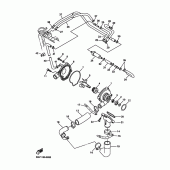Схема вузла: Водяний насос Yamaha YZF-R6/ YZF600 R6