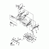 Схема вузла: Задний рычаг и Подвеска Yamaha YZF-R1 R1