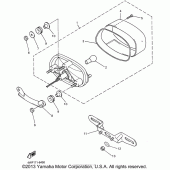 Схема вузла: Задній ліхтар (Стоп сигнал) Yamaha YZF600R Thundercat