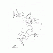 Схема вузла: Пульт управління рульовий та Важель Yamaha FZ10/ MTN1000 MT-10 SP